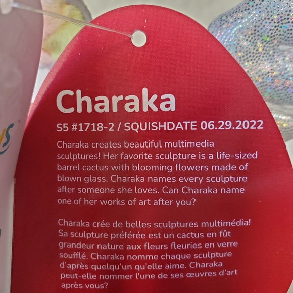Charaka the Flying Pig Valentines Day Squishmallows 5 inch BNWT - Picture 7 of 7